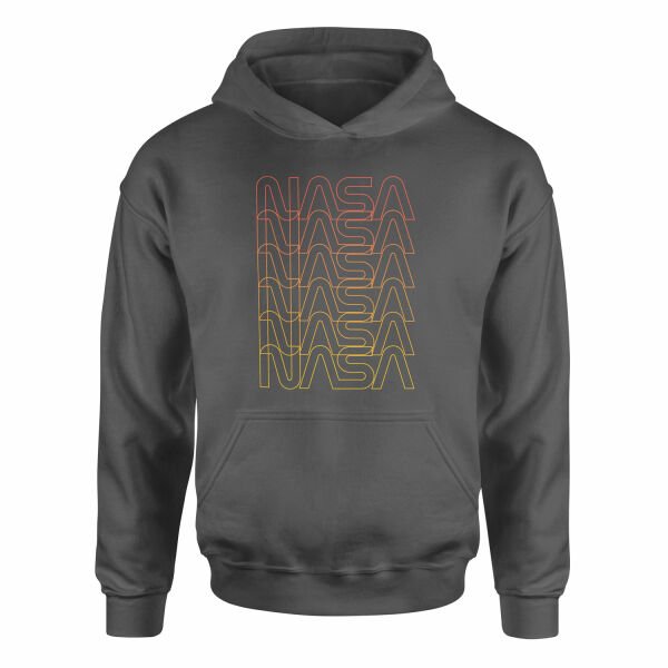 NASA Classic Worm Blend Hoodie XXL - Füme