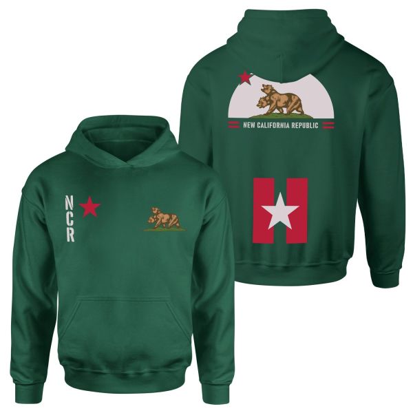 New California Republic NCR Star Edition Hoodie M - Nefti Yeşili