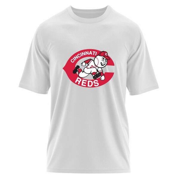 Cincinnati Reds | Mr. Red 80’s Oversize Tişört S - Beyaz