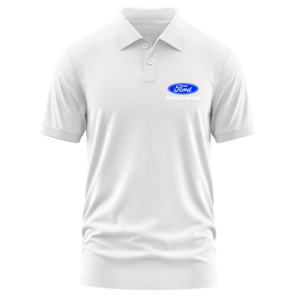 Ford Racing Polo Tişört M - Beyaz