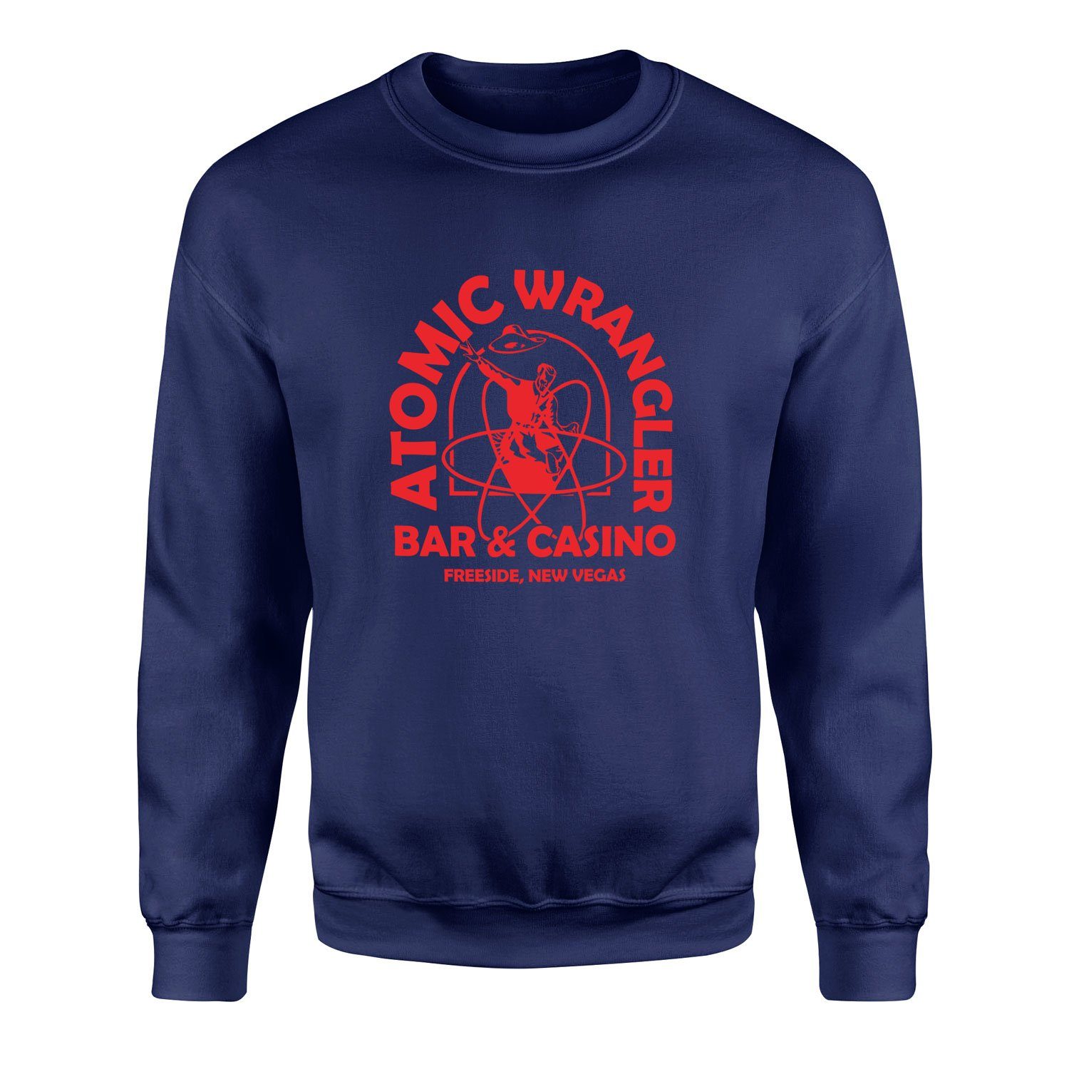 Atomic Wrangler | Fallout Sweatshirt XXL - Lacivert