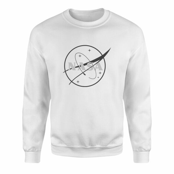 NASA Muted Sweatshirt S - Beyaz
