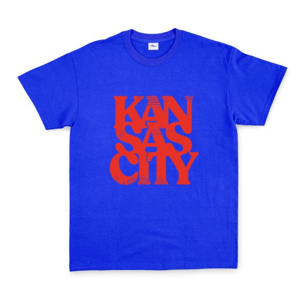Kansas City Tişört L - Mavi