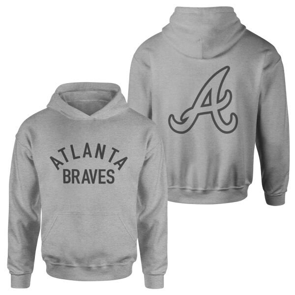 Atlanta Braves Muted Hoodie L - Gri