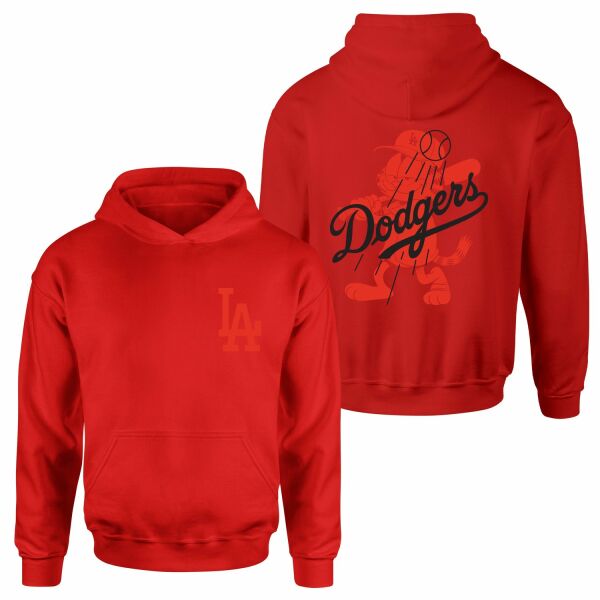 LA Dodgers x GRFLD Hoodie S - Kırmızı