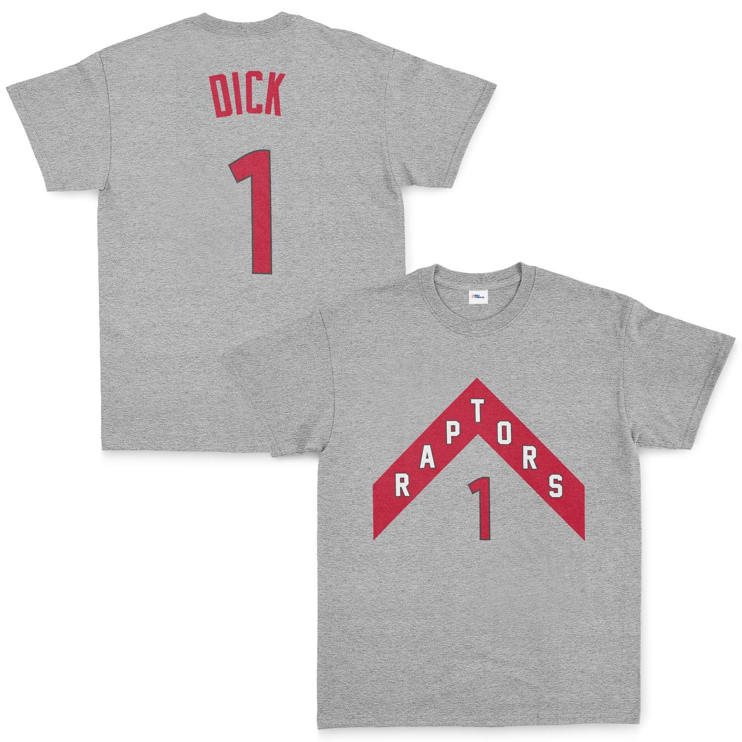 Gradey Dick 1 Raptors Jersey Tişört L - Gri