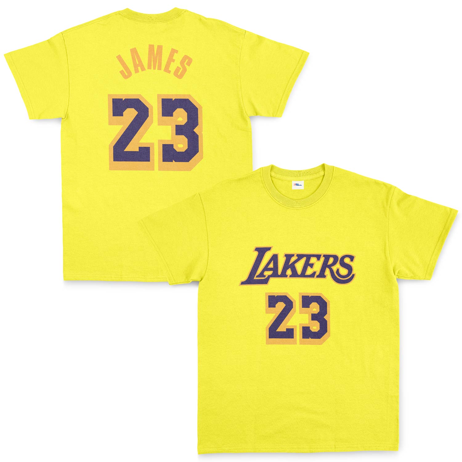 LeBron James 23 Lakers Tişört S - Sarı