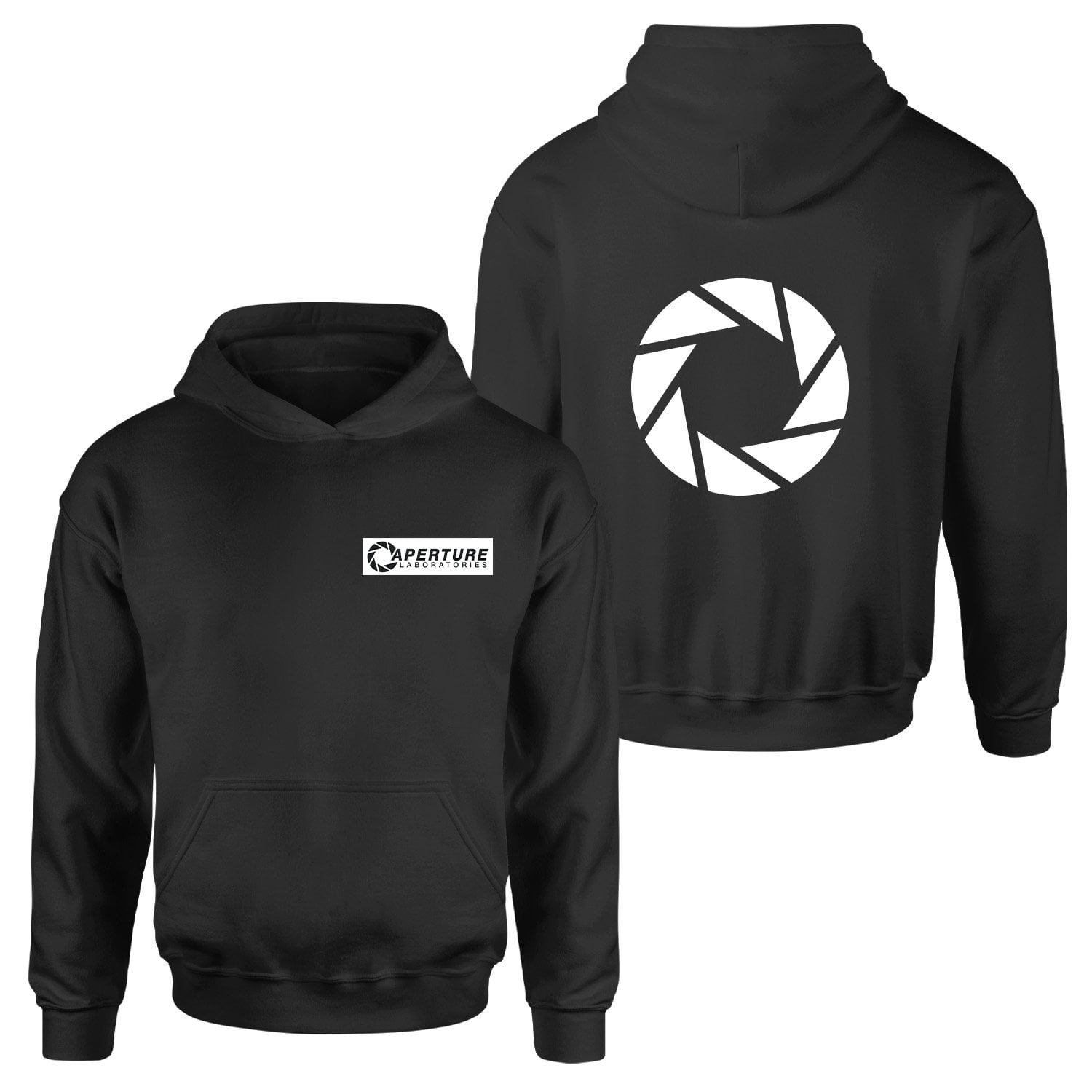 Aperture Laboratories Hoodie M - Siyah