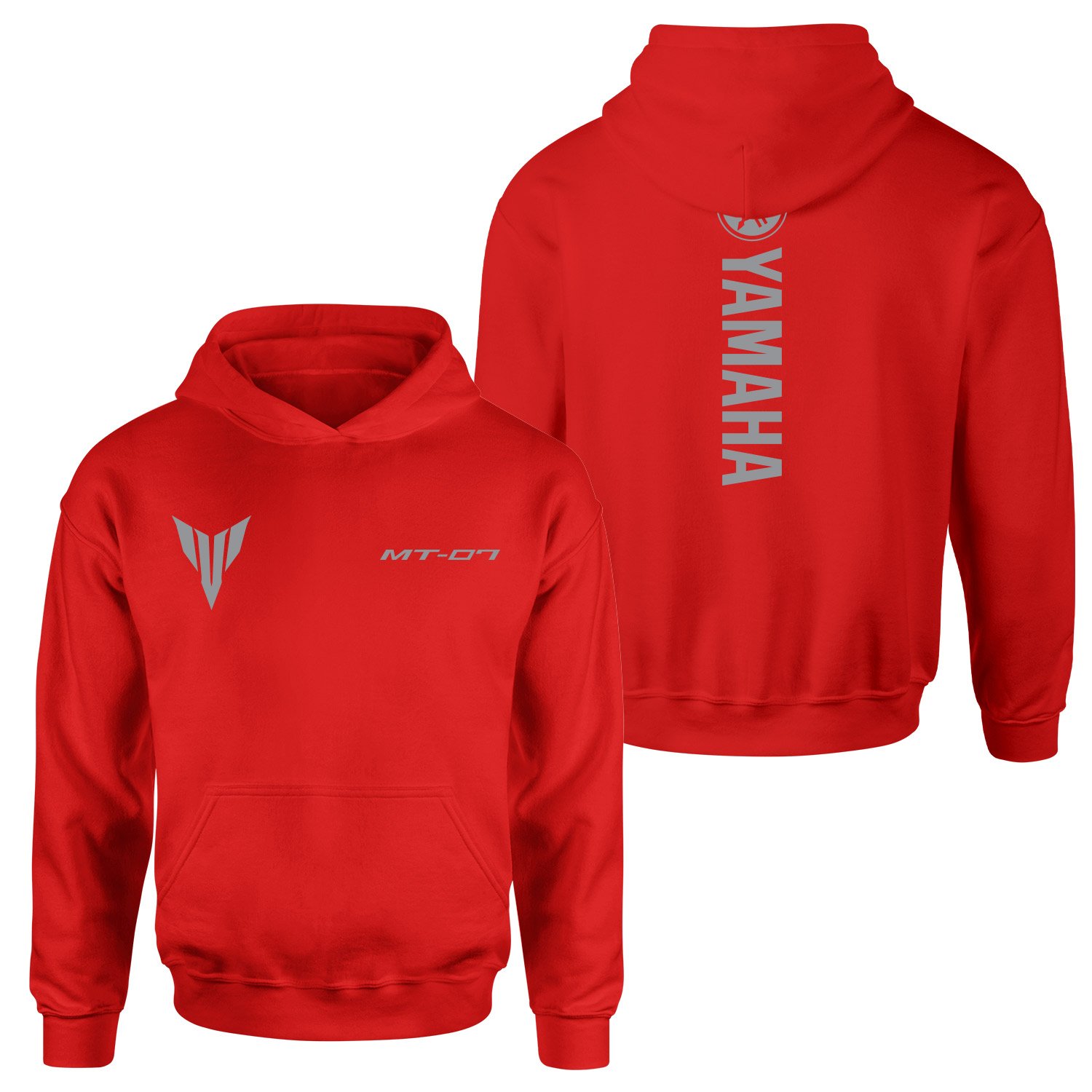 Yamaha MT07 Hoodie XXL - Kırmızı