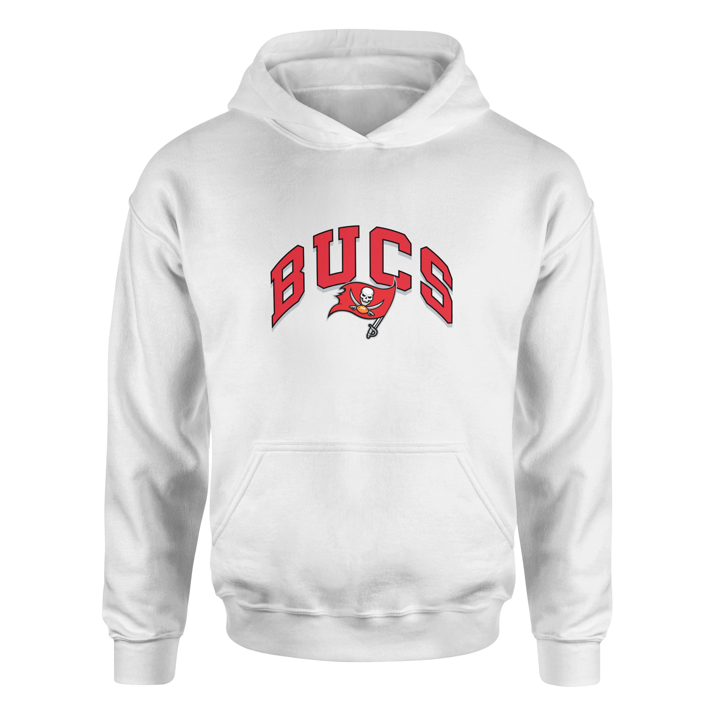 GO BUCS! Tampa Bay Buccaneers Hoodie XXL - Beyaz