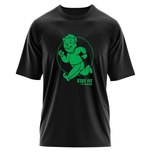 Vault Boy Stay Fit Oversize Tişört