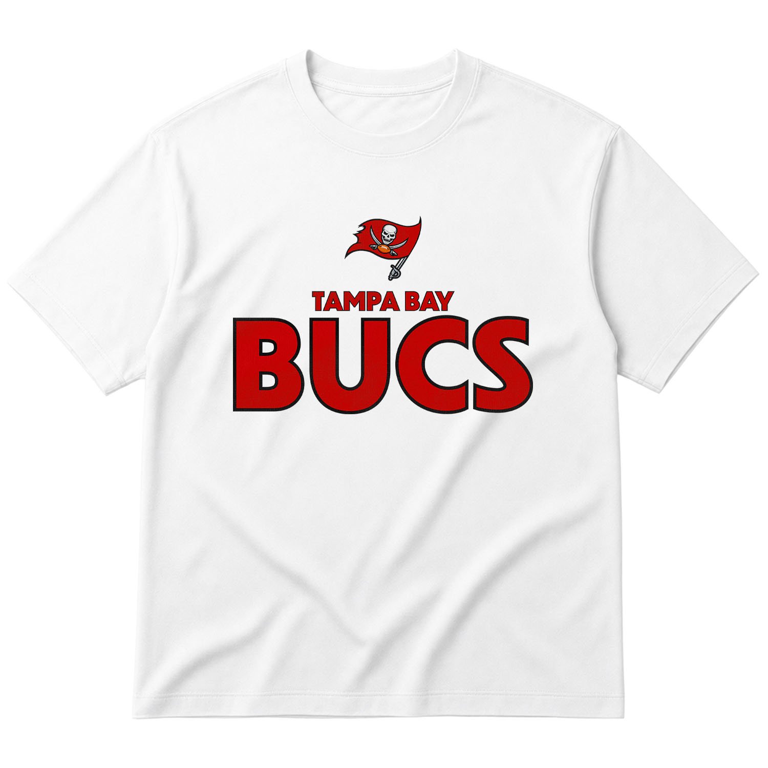 Tampa Bay BUCS Oversize Tişört XL - Beyaz