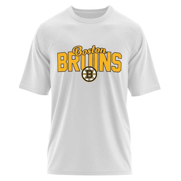 Boston Bruins Oversize Tişört S - Beyaz