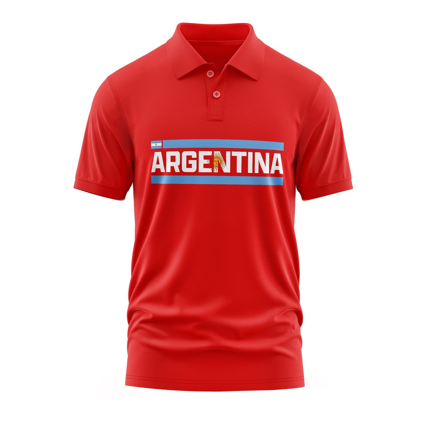 Argentina Polo Tişört S - Kırmızı
