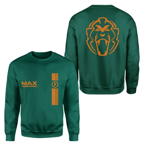 Max Verstappen Stamp Edition Sweatshirt S - Nefti Yeşili