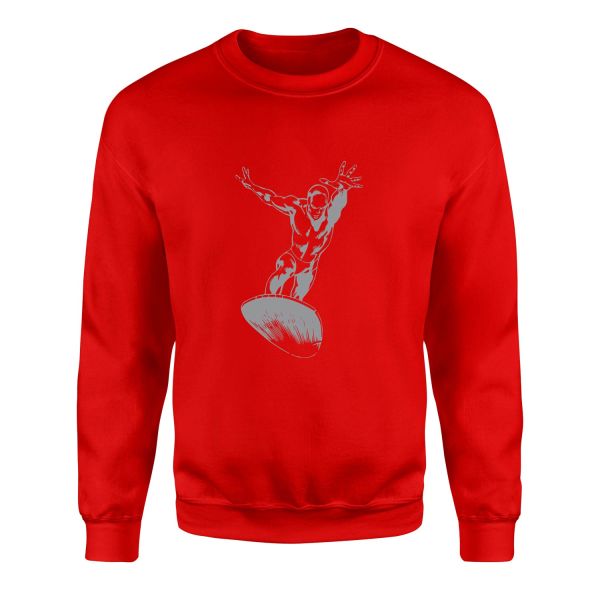 Silver S Sweatshirt L - Kırmızı