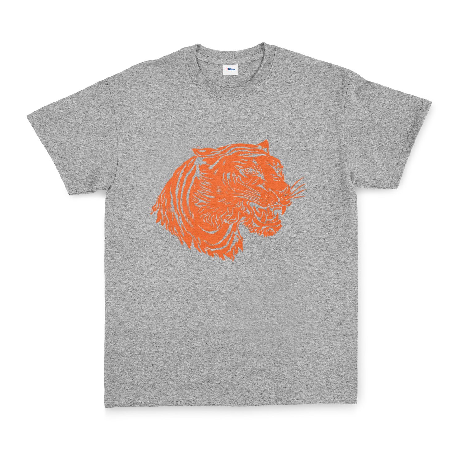 Clemson Tiger Print Tişört S - Gri