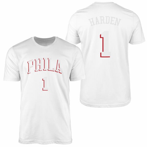 James Harden Philadelphia Forma Tişört XL - Beyaz