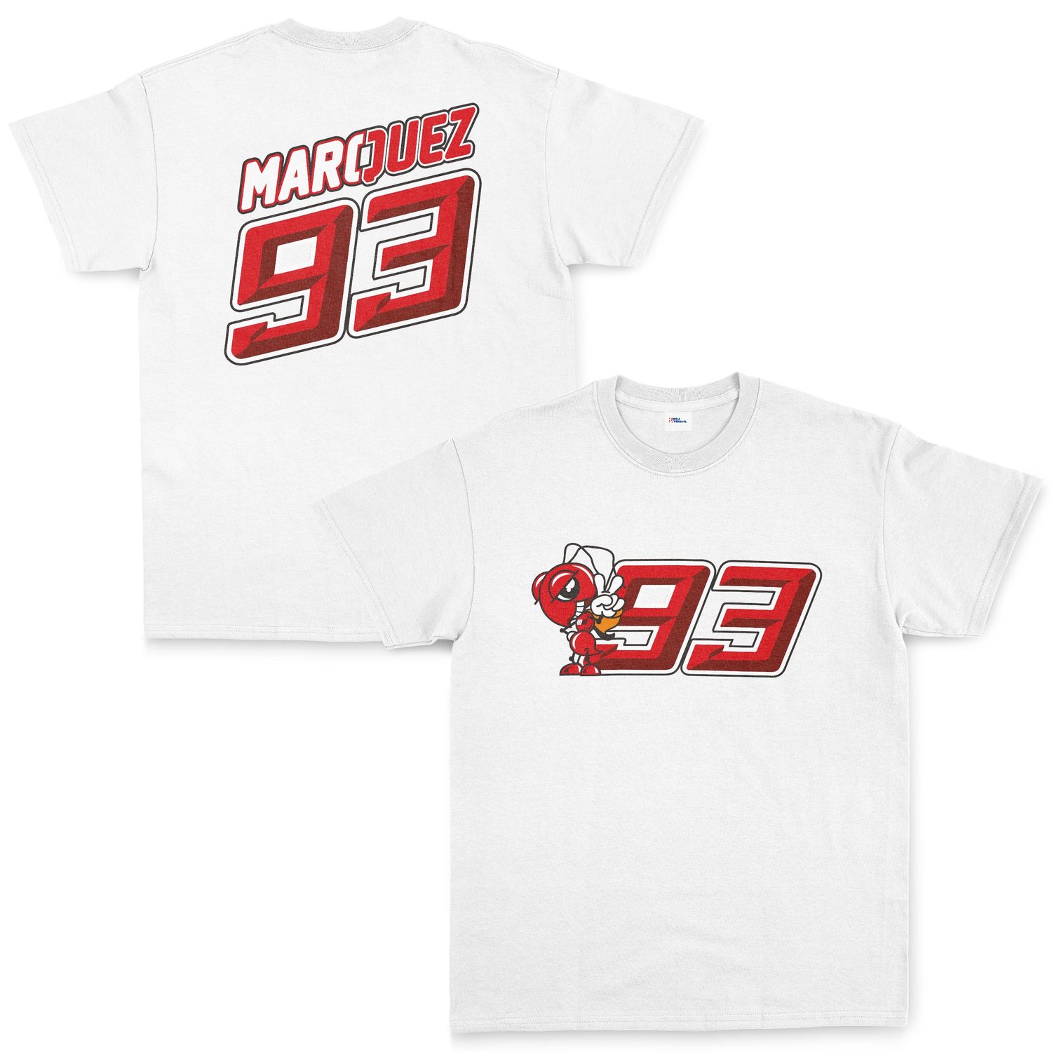 Marc Marquez 93 Tişört XL - Beyaz
