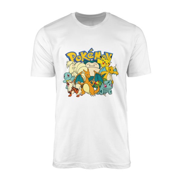Pokemon Battle Ready Tişört S - Beyaz