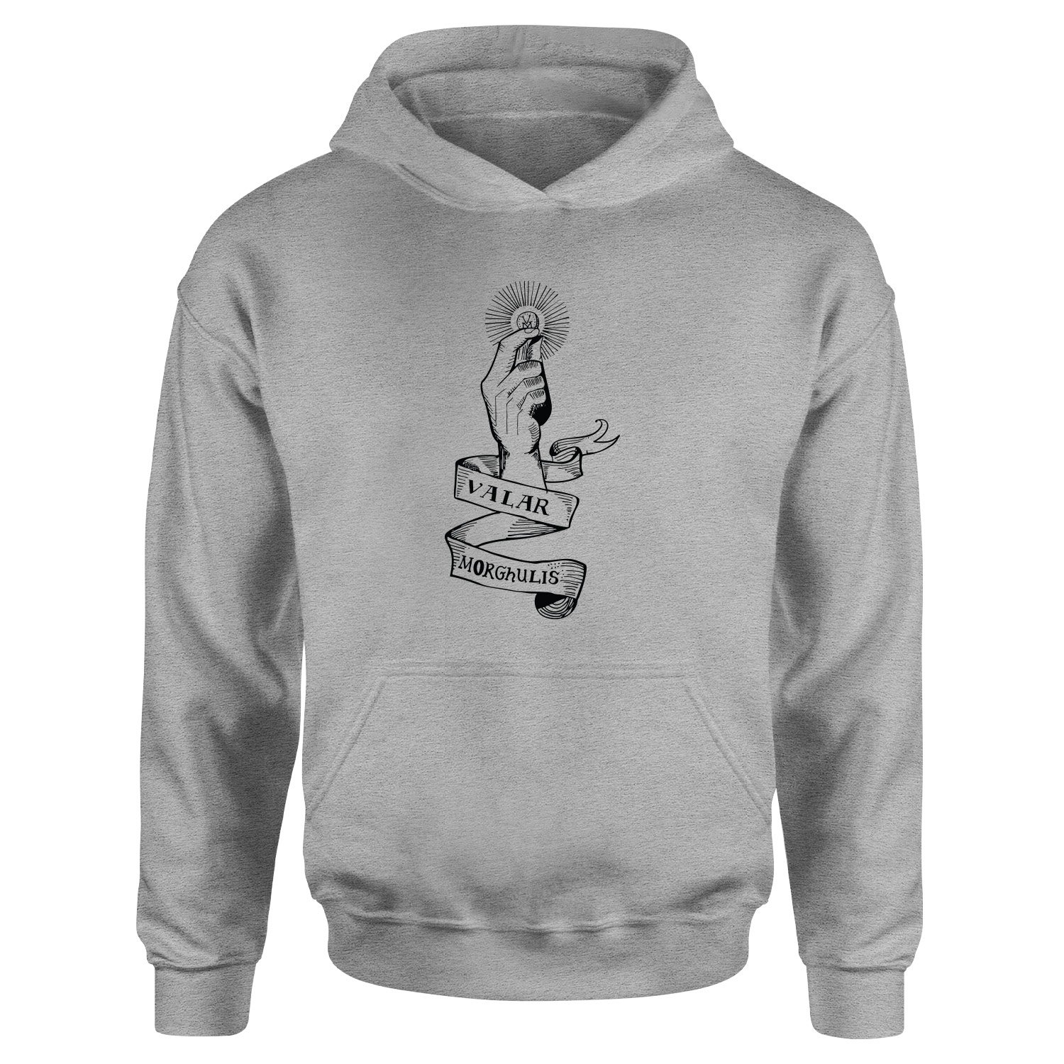 Valar Morghulis Hoodie L - Gri