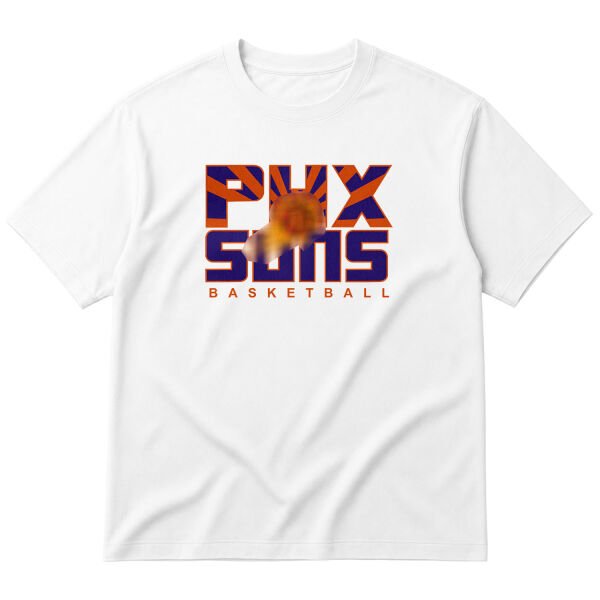 PHX Suns Oversize Tişört S - Beyaz