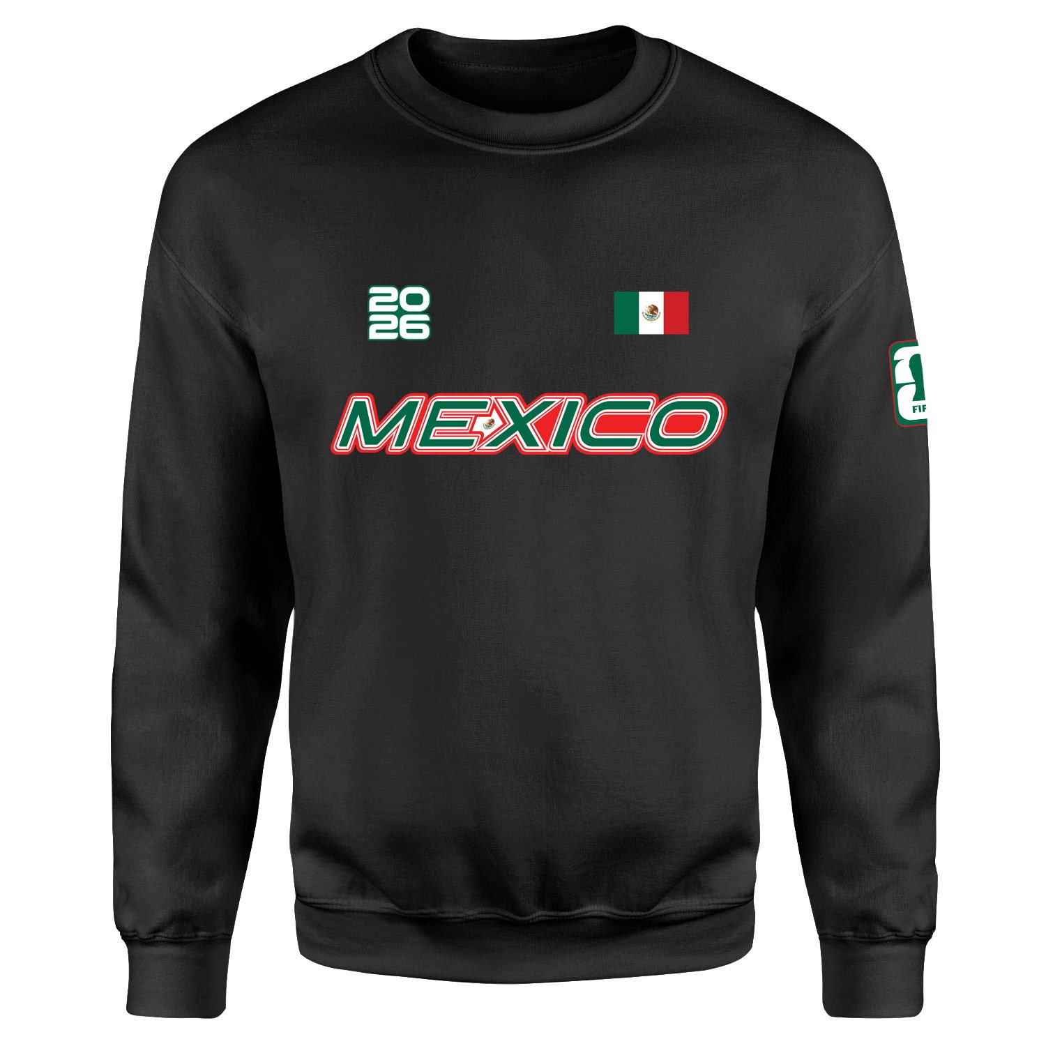Meksika 2026 Sweatshirt M - Siyah
