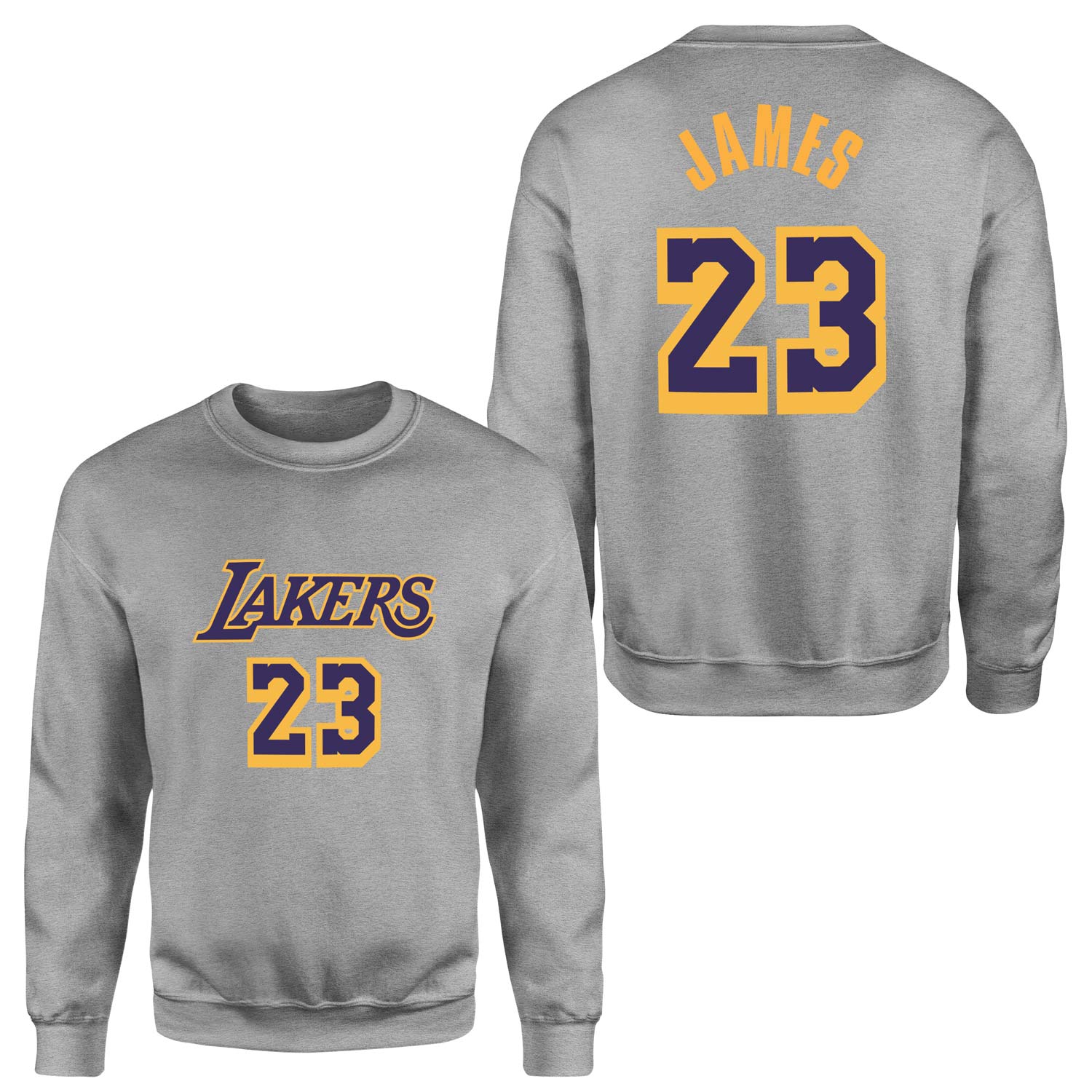 LeBron James 23 Lakers Sweatshirt XXL - Gri