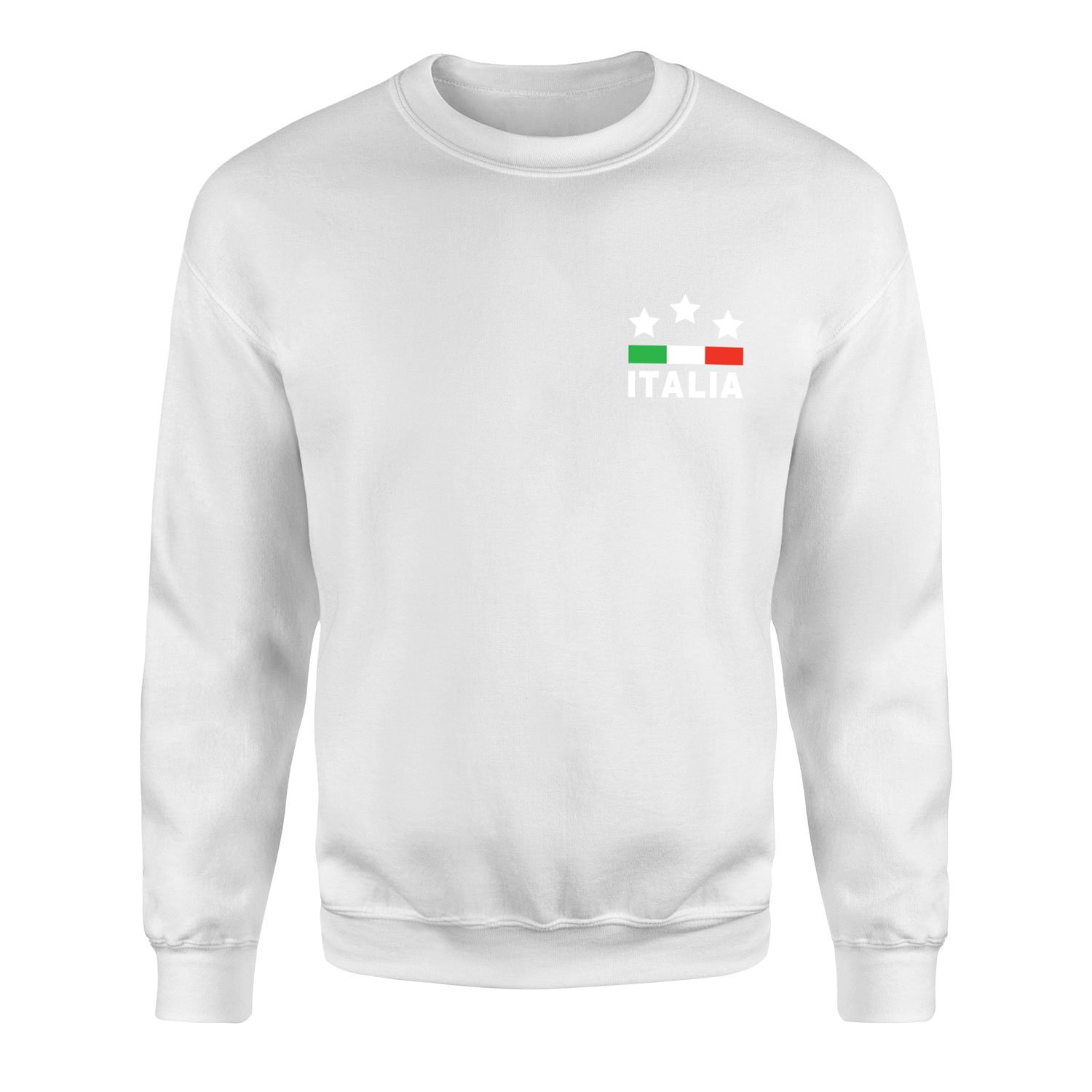 İtalya Sweatshirt M - Beyaz | OUTLET