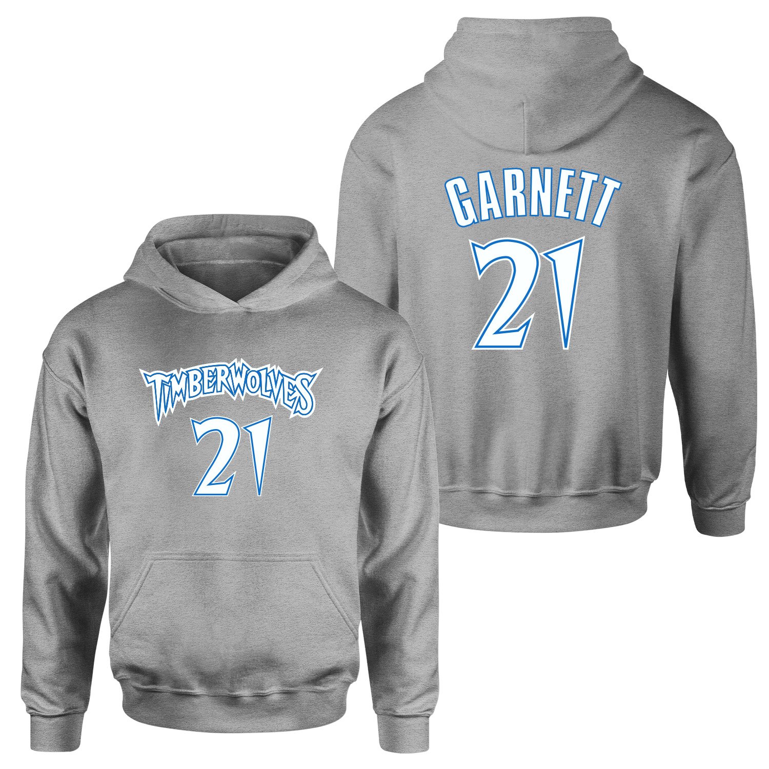 Kevin Garnett 21 THRBCK Forma Hoodie XXL - Gri