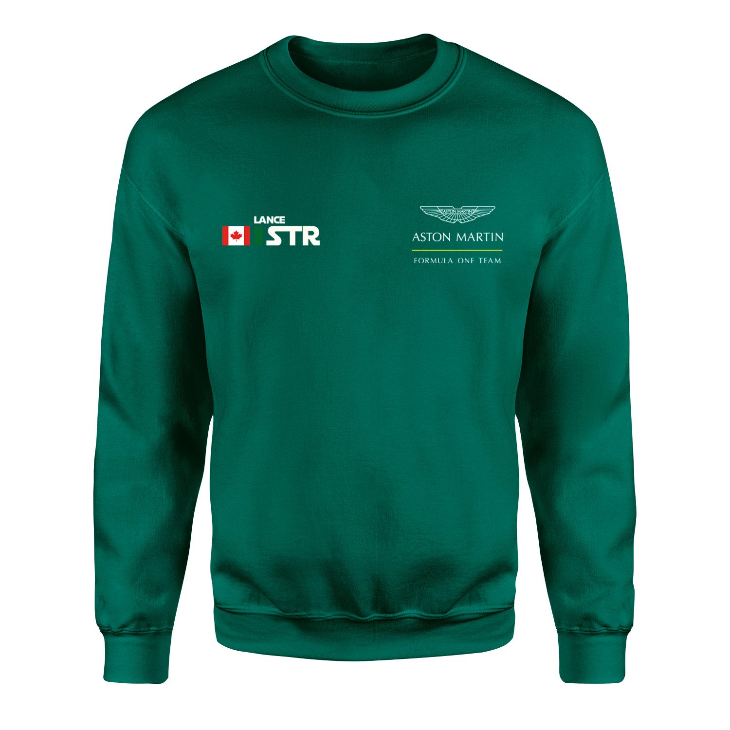 Lance Stroll Name Tag Aston Martin Sweatshirt L - Nefti Yeşili