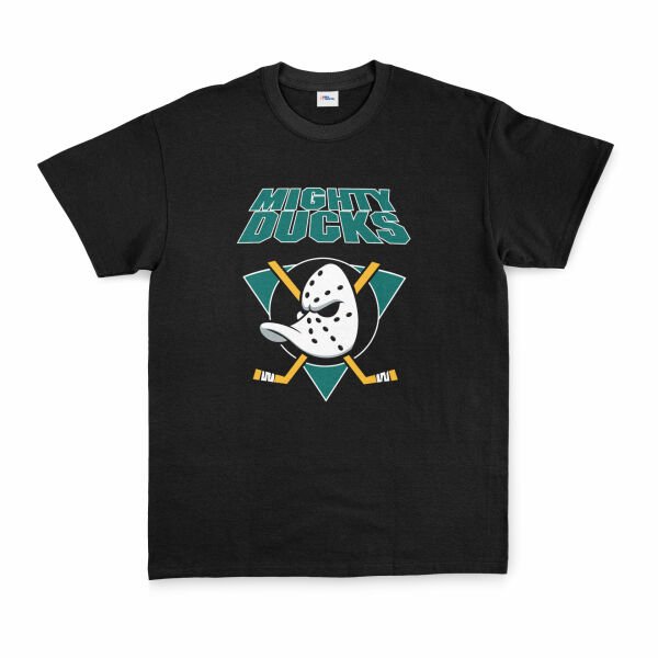Mighty Ducks Retro Tişört M - Siyah