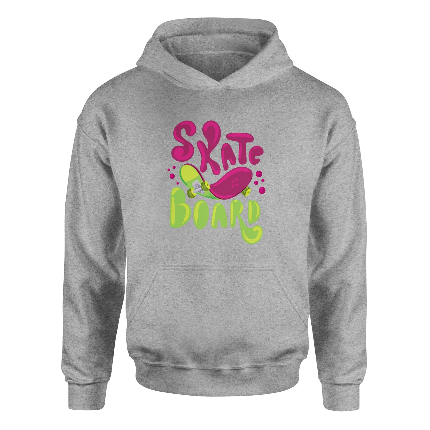 Dripping Skate Hoodie S - Gri