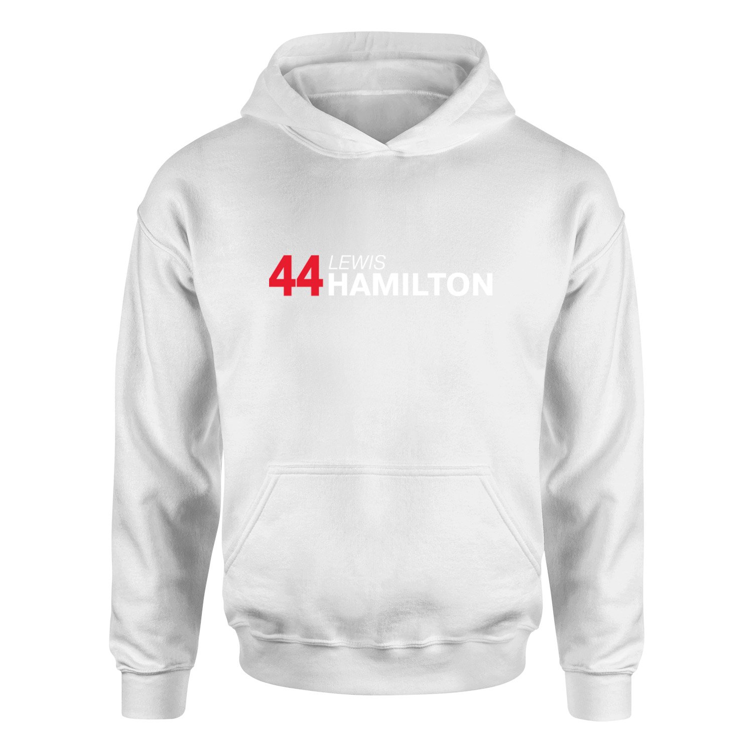 Lewis Hamilton 44 Hoodie S - Beyaz