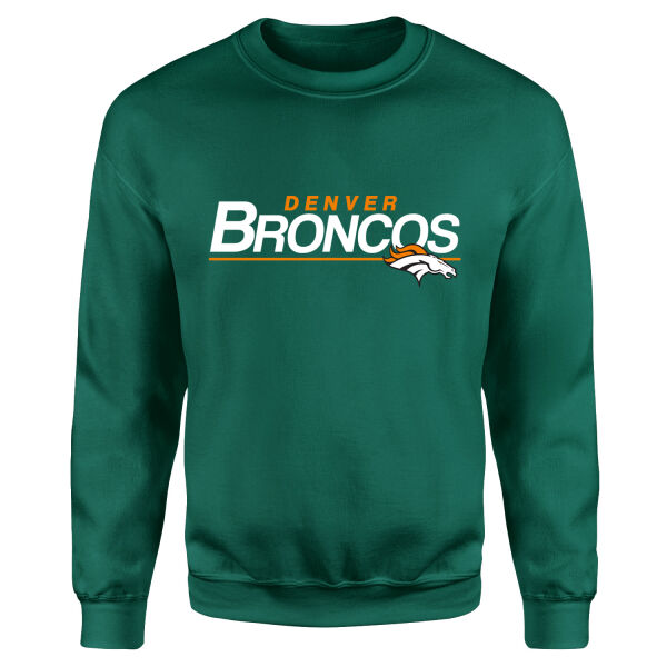 Denver BRONCOS Sweatshirt L - Nefti Yeşili
