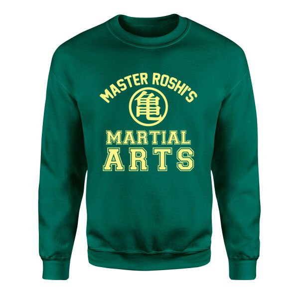 Master Roshi’s Martial Arts Sweatshirt XL - Nefti Yeşili