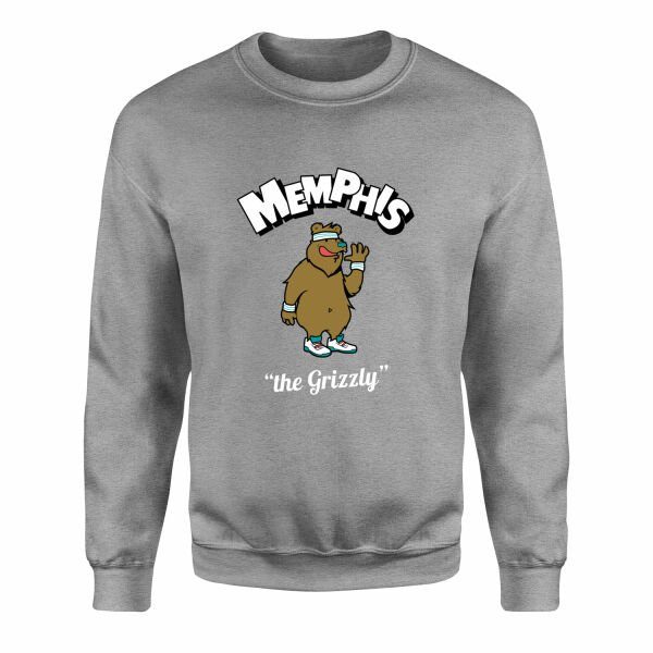 Memphis Cartoon Sweatshirt M - Gri