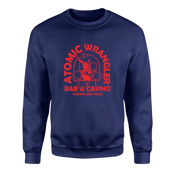 Atomic Wrangler | Fallout Sweatshirt M - Lacivert