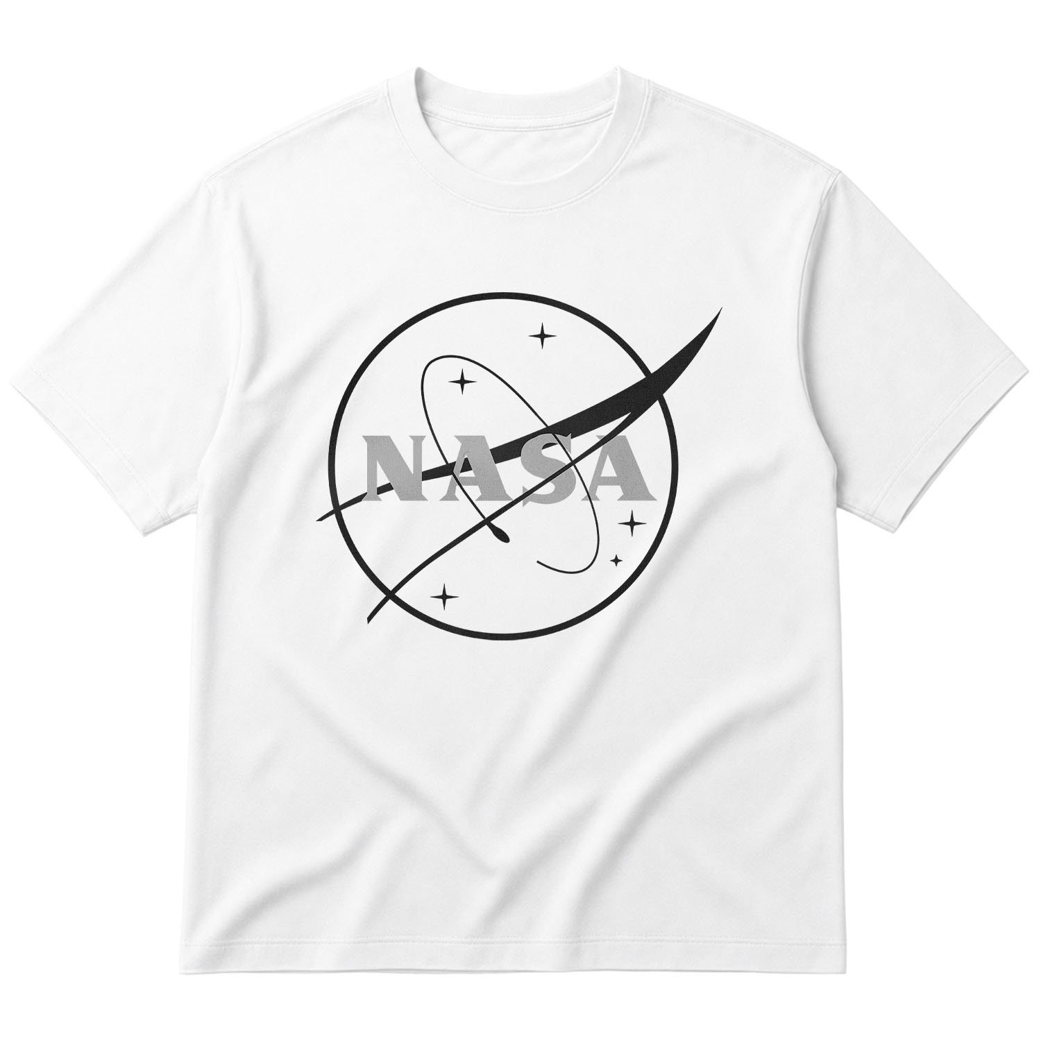 NASA Muted Oversize Tişört XL - Beyaz