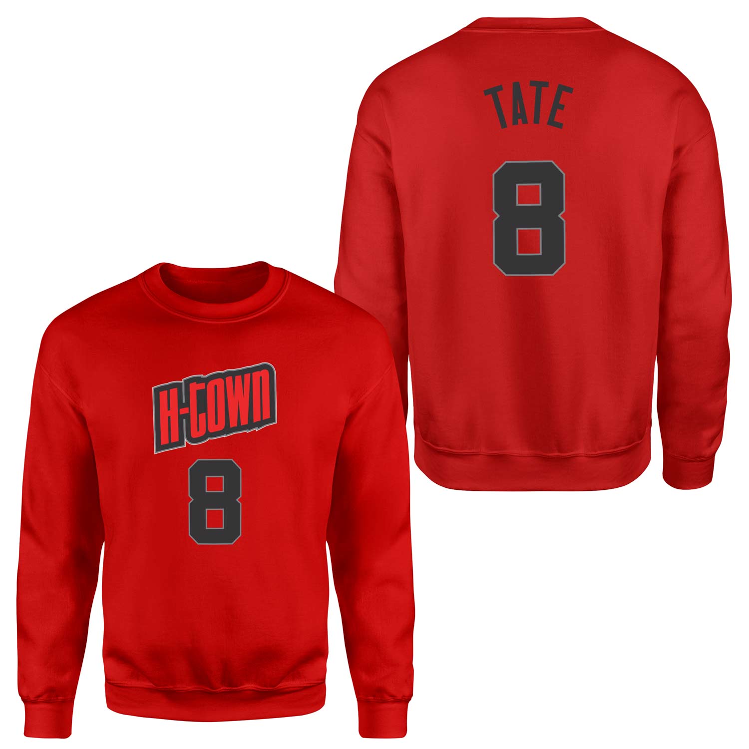 Jae’Sean Tate 8 City Edition Forma Sweatshirt XL - Kırmızı