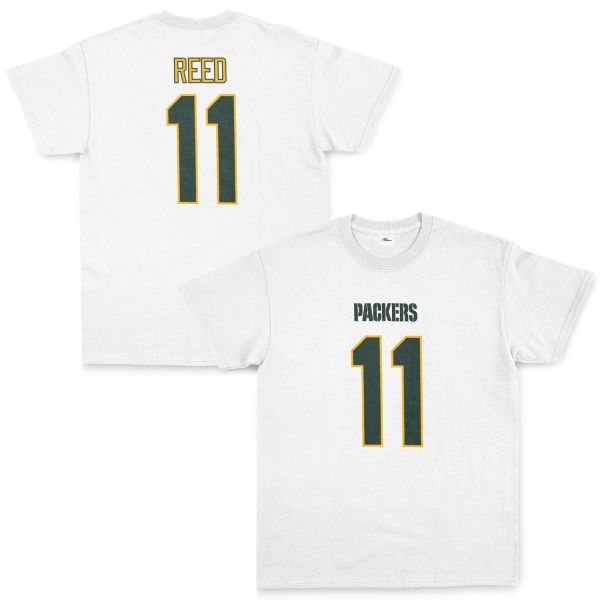 Jayden Reed Green Bay Packers Tişört XXL - Beyaz