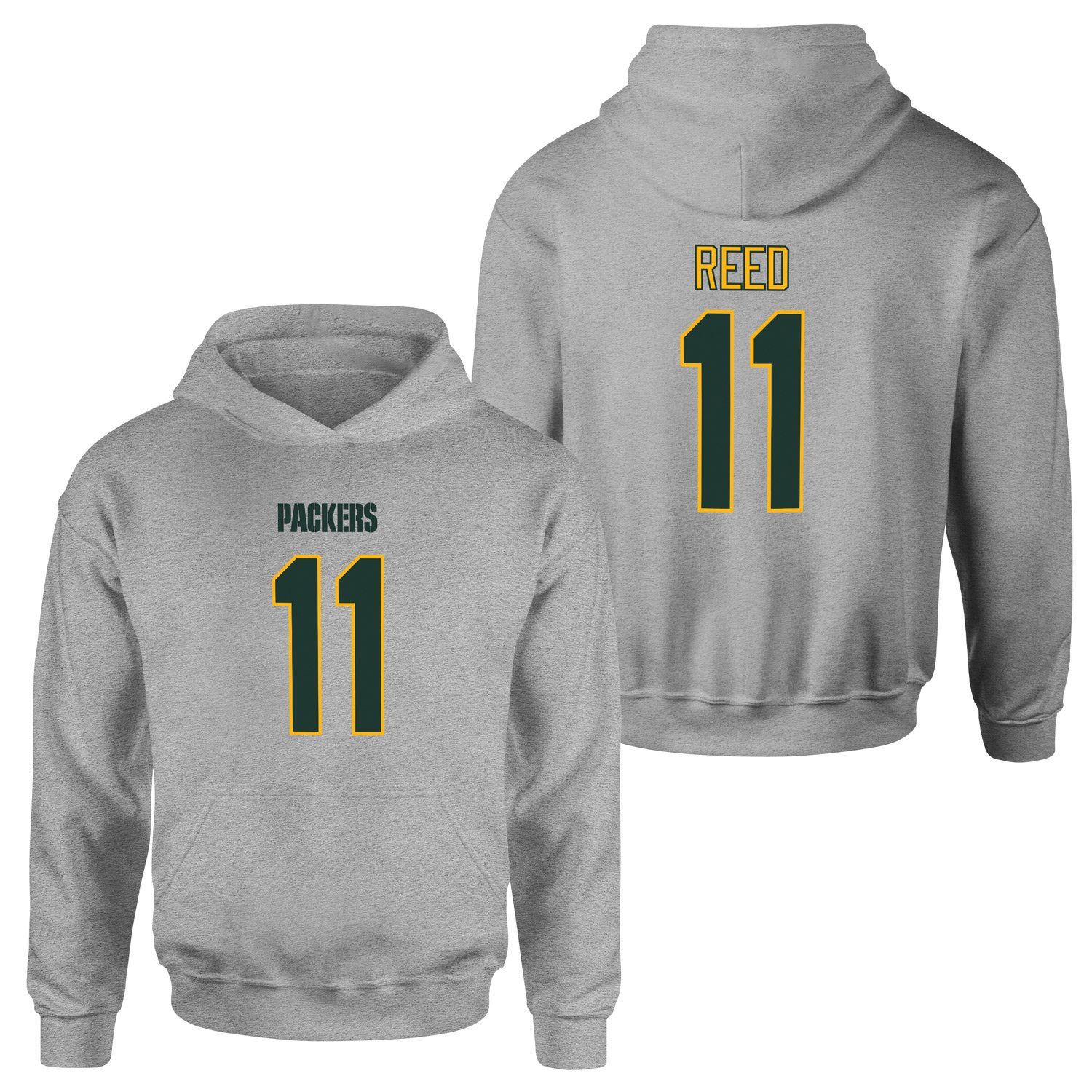 Jayden Reed Green Bay Packers Hoodie XL - Gri
