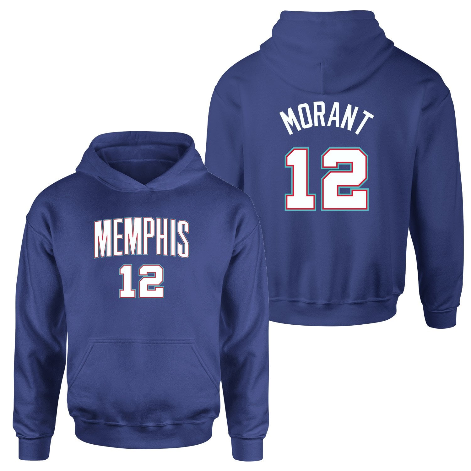 Ja Morant Memphis Forma Hoodie XL - İndigo Mavisi