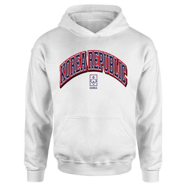 Kore Cumhuriyeti 2026 Varsity Hoodie L - Beyaz