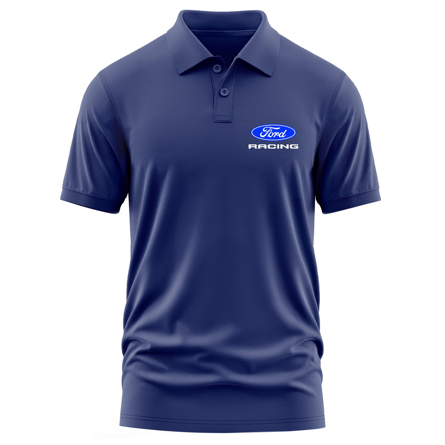 Ford Racing Polo Tişört XL - İndigo Mavisi