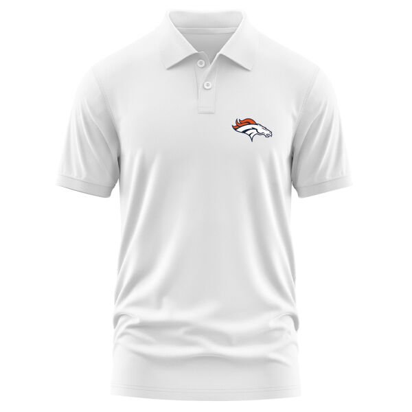 Denver Broncos Polo Tişört XL - Beyaz
