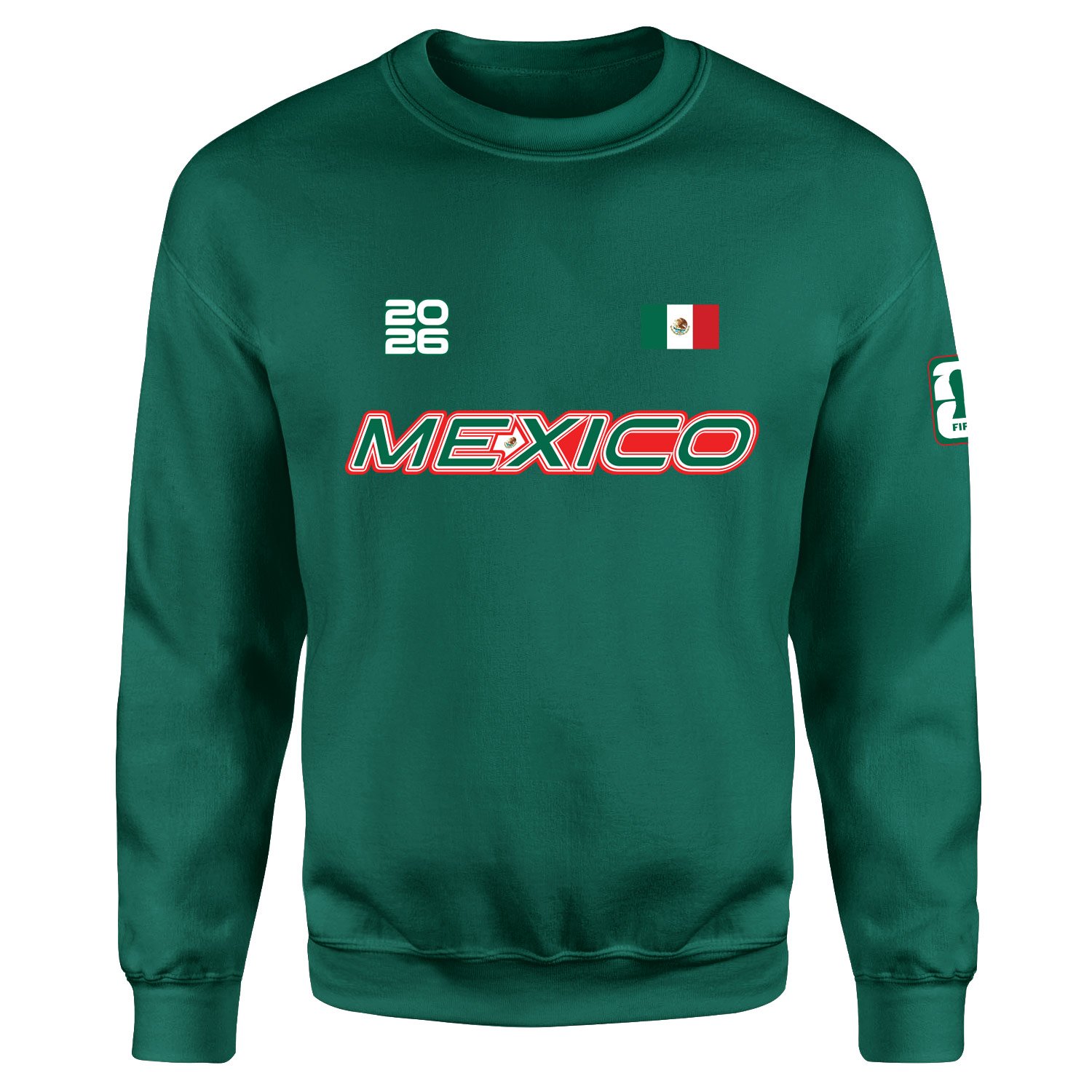 Meksika 2026 Sweatshirt S - Nefti Yeşili