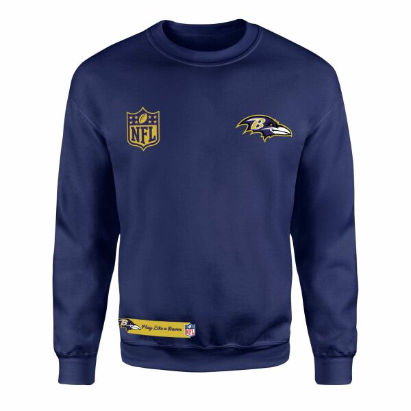 Play Like a Raven Baltimore Ravens MVP Sweatshirt M - İndigo Mavisi