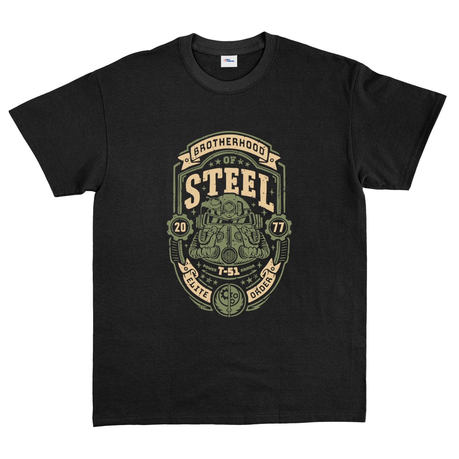 Brotherhood of Steel Grunge Tişört L - Siyah