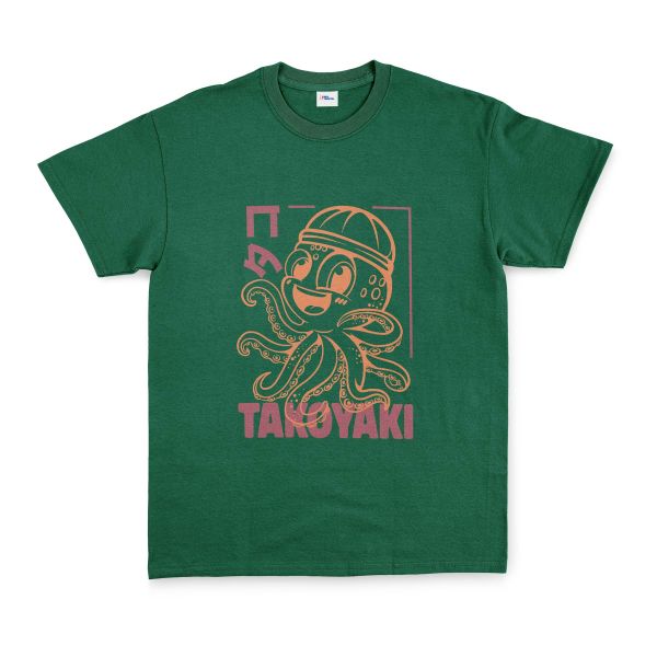 Takoyaki Tişört L - Nefti Yeşili